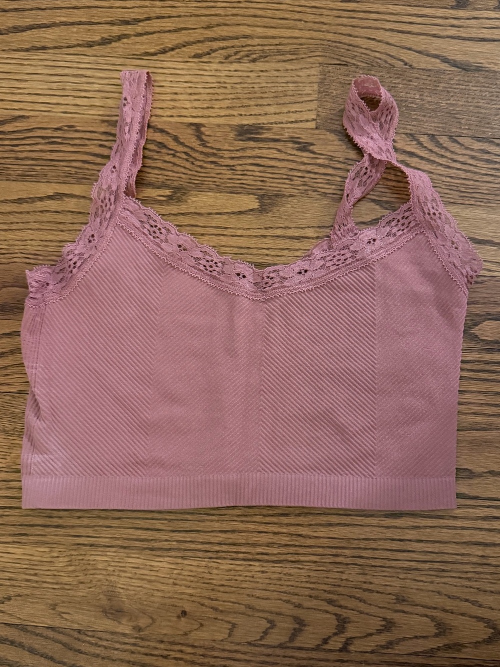 Urban Outfitters Out from Under Lace Trim Ribbed Bralette